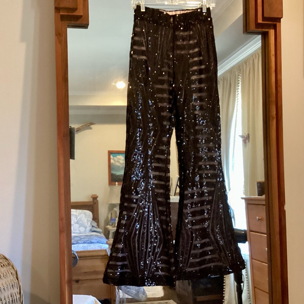 Sequined Evening Pants - image 1